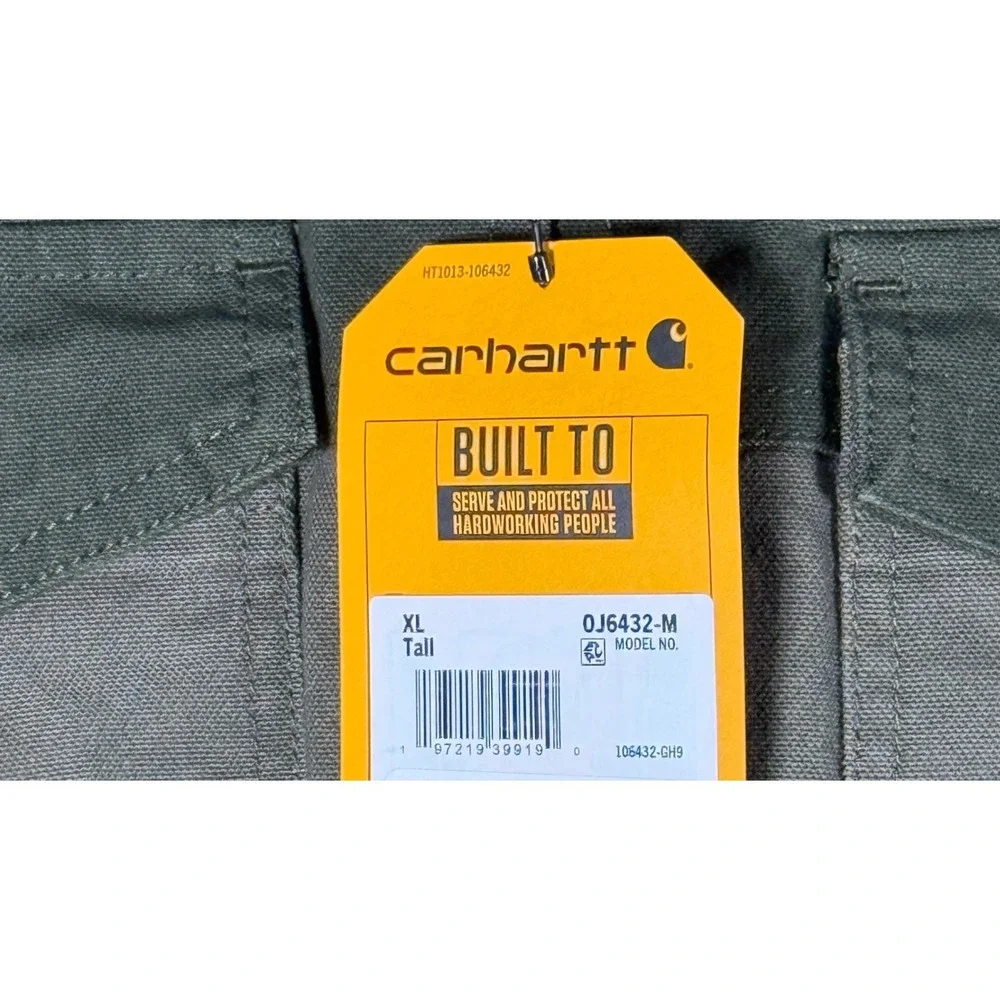 Carhartt Montana Duck Ervins Jacket Green XL Tall OJ6432-M NWT